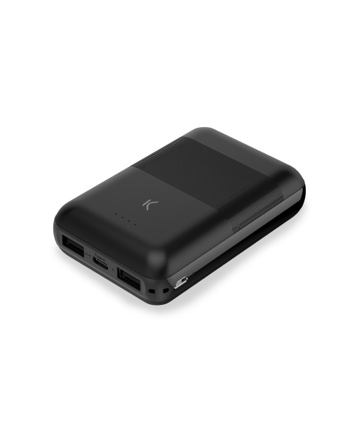 POWER BANK NOIRE COMPACT 10000mAh KSIX