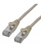 CABLE RESEAU RJ45 100% CUIVRE CAT 6 F/UTP 2M GRIS MCL