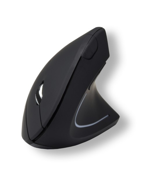 SOURIS SANS FIL ERGONOMIQUE DROITIER 160DPI NOIRE MCL