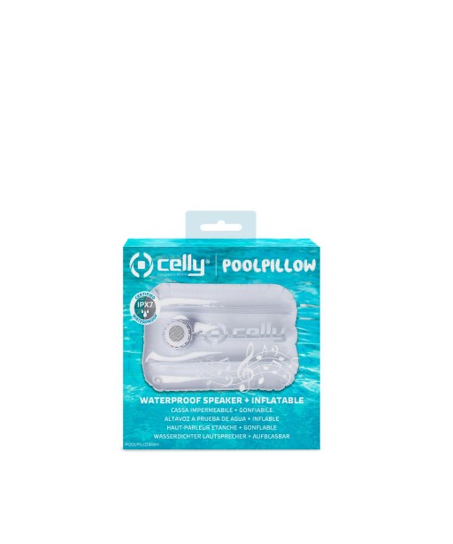 ENCEINTE BLUETOOTH POUR PISCINE 3W COUSSIN BLANC CELLY ENCEINTE BLUETOOTH POUR PISCINE 3W COUSSIN BLANC CELLY