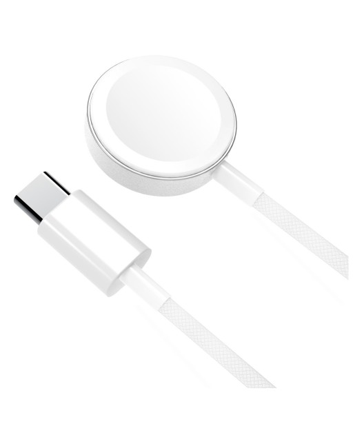 CHARGEUR POUR APPLE WATCH USB C BLANC CELLY