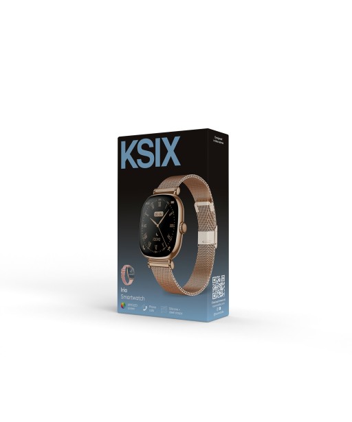 MONTRE CONNECTEE IRIA GOLD AND PINK KSIX