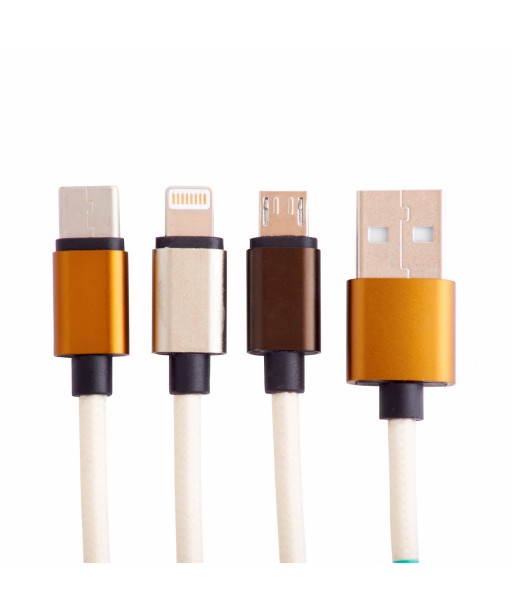 CABLE DE CHARGE 3EN1 1,2M CAM SQUISHMALLOWS