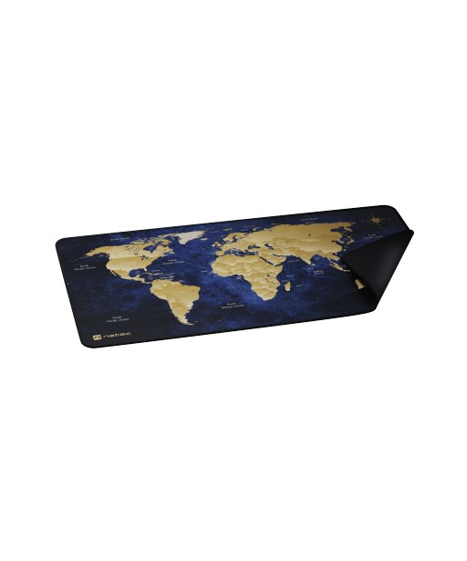 TAPIS DE SOURIS XXL MAPS BLEU NATEC