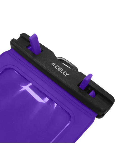 ÉTUI ÉTANCHE IP68 POUR SMARTPHONE XXL 7P VIOLET CELLY ÉTUI ÉTANCHE IP68 POUR SMARTPHONE XXL 7P VIOLET CELLY