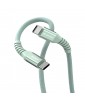 CABLE MAGNETIQUE ENROULABLE TYPE C 100W 1,2M VERT VERBATIM