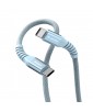 CABLE MAGNETIQUE ENROULABLE TYPE C 100W 1,2M BLEU VERBATIM