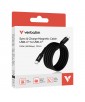 CABLE MAGNETIQUE ENROULABLE TYPE C 100W 1,2M NOIR VERBATIM