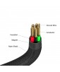 CABLE MAGNETIQUE ENROULABLE TYPE C 100W 1,2M NOIR VERBATIM