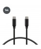 CABLE USB TYPE C TYPE C 100W 5A KSIX