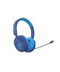 CASQUE BT5 ARCEAU LION AVEC MICRO BLEU  POWERLOCUS