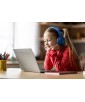 CASQUE FILAIRE ARCEAU PLED KIDS BLEU  POWERLOCUS