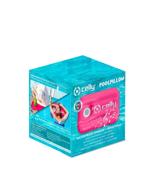 ENCEINTE BLUETOOTH POUR PISCINE 3W COUSSIN ROSE CELLY ENCEINTE BLUETOOTH POUR PISCINE 3W COUSSIN ROSE CELLY