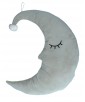 PELUCHE VEILLEUSE LUNE GRISE ET ROSE ATC