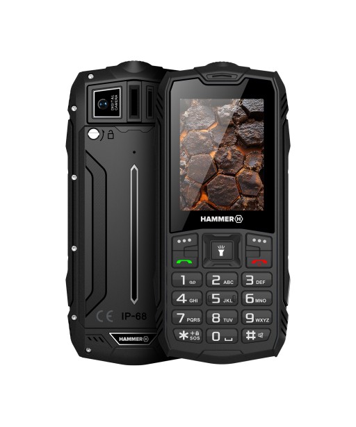 TELEPHONE ANTICHOC ROCK LTE NOIR HAMMER
