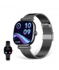 MONTRE CONNECTEE IRIA SILVER AND BLACK KSIX