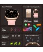 MONTRE CONNECTEE IRIA GOLD AND PINK KSIX