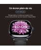 MONTRE CONNECTEE IRIA SILVER AND BLACK KSIX