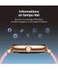 MONTRE CONNECTEE IRIA GOLD AND PINK KSIX