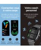 MONTRE CONNECTEE IRIA SILVER AND BLACK KSIX