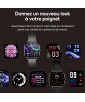 MONTRE CONNECTEE IRIA SILVER AND BLACK KSIX