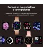 MONTRE CONNECTEE IRIA GOLD AND PINK KSIX