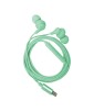 ECOUTEURS INTRAS COLOR  TYPE C VERT AVEC MICRO CELLY