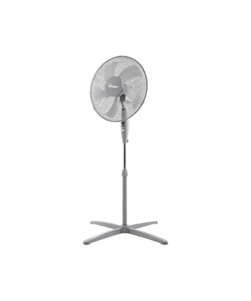 VENTILATEUR SUR PIED STEELO diamètre 40 cm, 5 pales, 3 vitesses - 50W