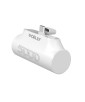 POWER BANK BLANCHE AVEC PORT USB C INTEGRE SUPPORT 5000mAh CELLY