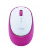 SOURIS SANS FIL ET BT SILENCE 1600DPI BLANCHE ROSE NILOX