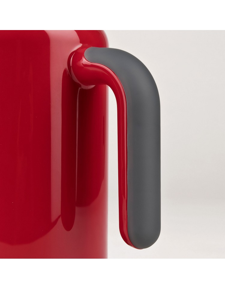 Delm Mousseur à lait électrique avec support - Accessoire en acier  inoxydable (rouge)