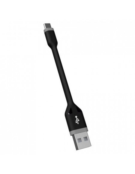 MINI CABLE USB TYPE C 10 CM NOIR KSIX