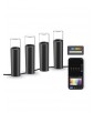 LOT DE 4 BALISES SMART LED COULEURS IP65 9,5M KSIX