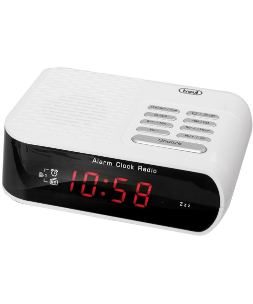 RADIO REVEIL RC827D BLANC TREVI