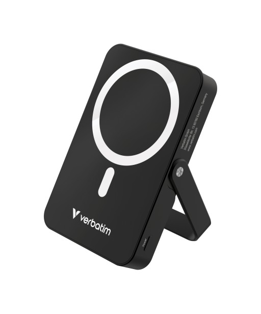 POWER BANK CHARGE N GO  MAGSAFE 10000mAh AVEC STAND NOIR VERBATIM