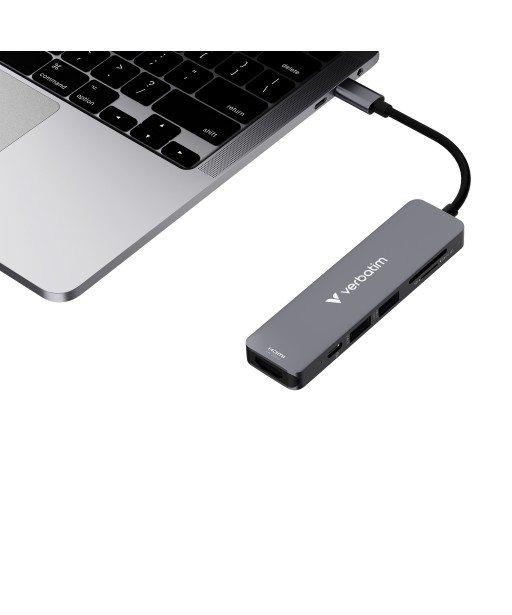 HUB USB C 6 EN 1 HDMI 4K VERBATIM