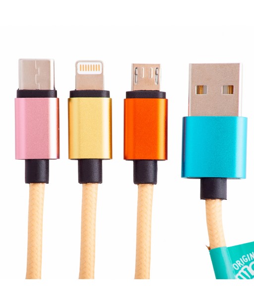 CABLE DE CHARGE 3EN1 1,2M LEONARD SQUISHMALLOWS