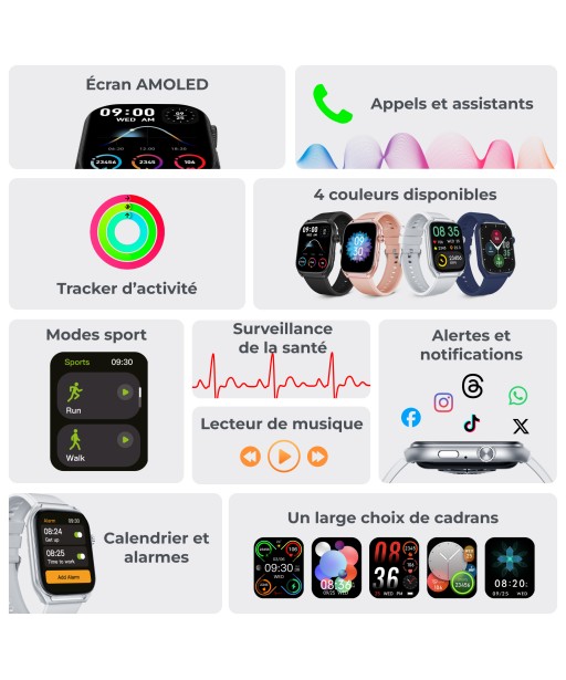 MONTRE CONNECTEE URBAN MOVE BLEUE KSIX