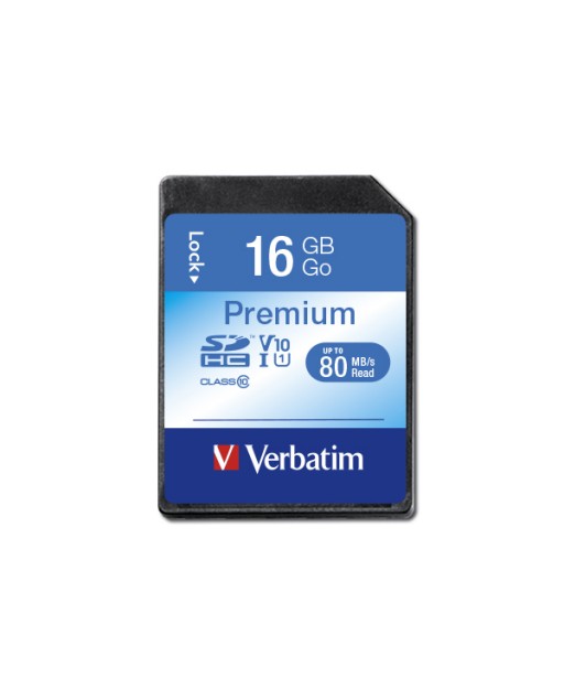 CARTE SD CLASSE 10 16GO VERBATIM