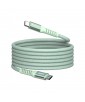 CABLE MAGNETIQUE ENROULABLE TYPE C 100W 1,2M VERT VERBATIM