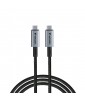 CABLE USB C CHARGE DATE ET VIDÉO 4K 240W 120CM NOIR VERBATIM
