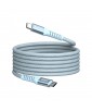 CABLE MAGNETIQUE ENROULABLE TYPE C 100W 1,2M BLEU VERBATIM