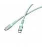 CABLE MAGNETIQUE ENROULABLE TYPE C 100W 1,2M VERT VERBATIM