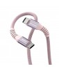 CABLE MAGNETIQUE ENROULABLE TYPE C 100W 1,2M ROSE VERBATIM