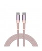 CABLE MAGNETIQUE ENROULABLE TYPE C 100W 1,2M ROSE VERBATIM
