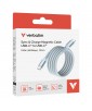CABLE MAGNETIQUE ENROULABLE TYPE C 100W 1,2M BLEU VERBATIM