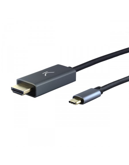 CABLE USB TYPE C VERS HDMI 2M NOIR KSIX