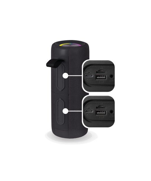 ENCEINTE NOMADE 2 EN 1 NOIRE XSC 8A88 B 2x15W TREVI