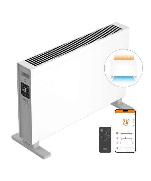 CHAUFFAGE  CONVECTION CONNECTÉ BLANC BLAZE KSIX