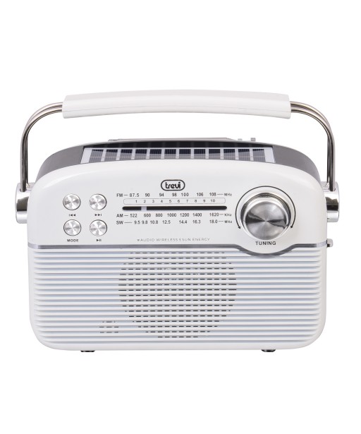 RADIO PORTABLE SOLAIRE RA 7F50 BT BLANCHE TREVI